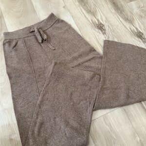 Cozy Brown Knit Pants